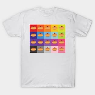 Doughnuts galore! Rainbow Chanukah Doughnut Grid T-Shirt